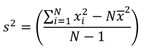 Variance equation