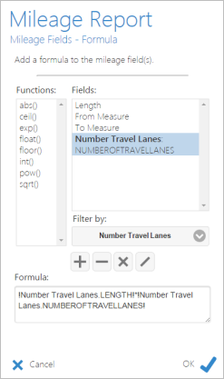 Add a formula to calculate mileage.